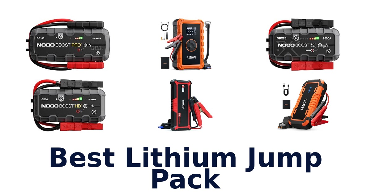 Best Lithium Jump Pack