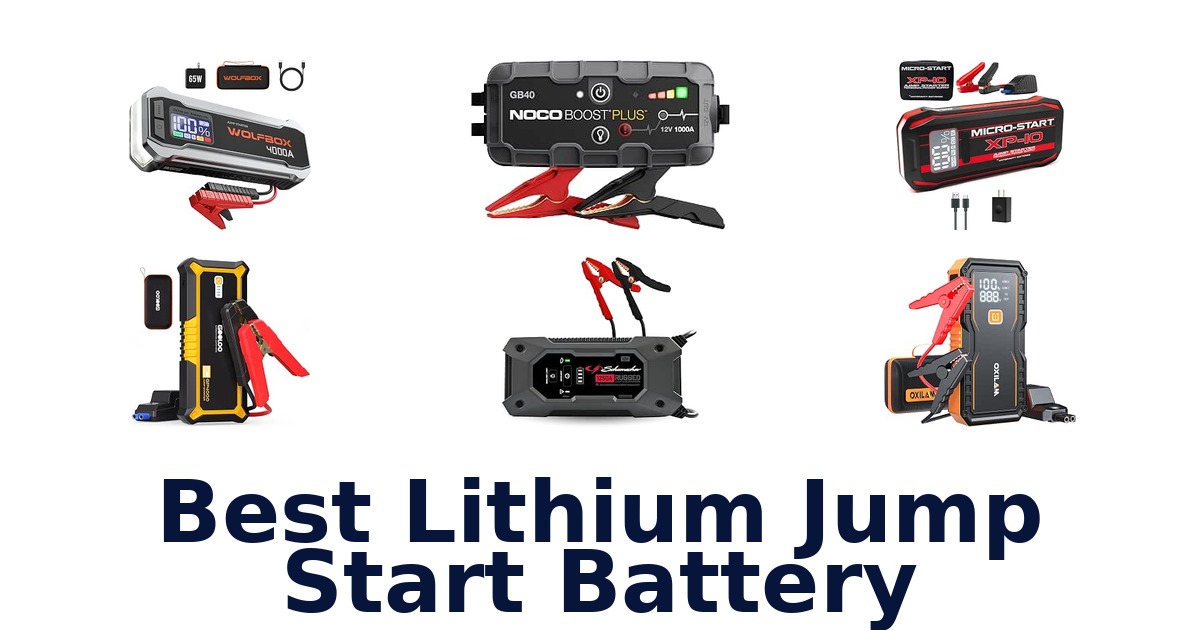 Best Lithium Jump Start Battery