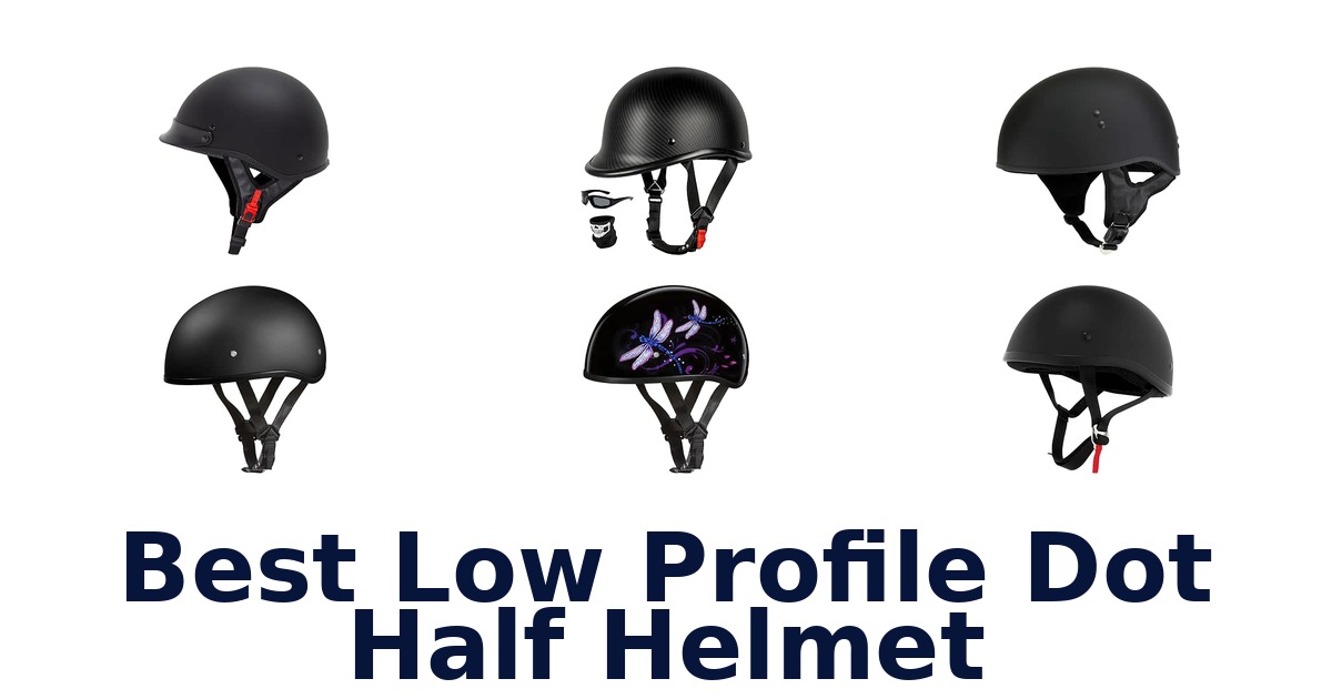 Best Low Profile Dot Half Helmet
