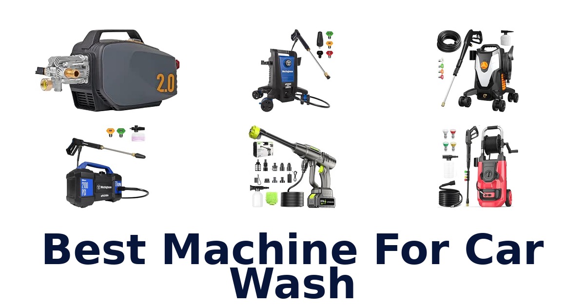 Best Machine For Car Wash