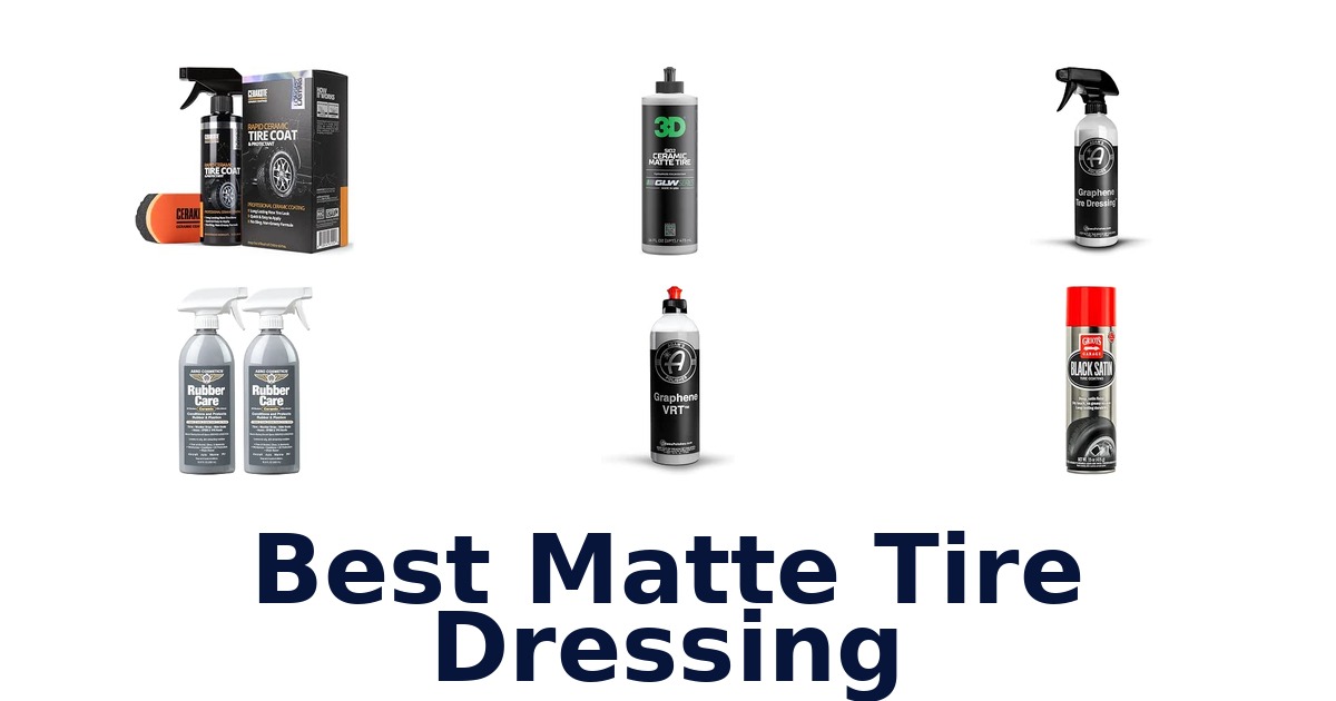 Best Matte Tire Dressing