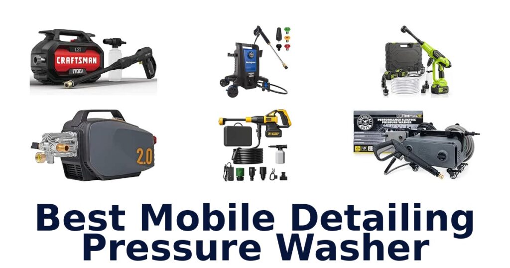 Best Mobile Detailing Pressure Washer