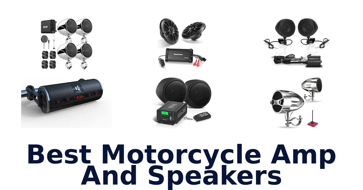 Best Motorcycle Amp And Speakers