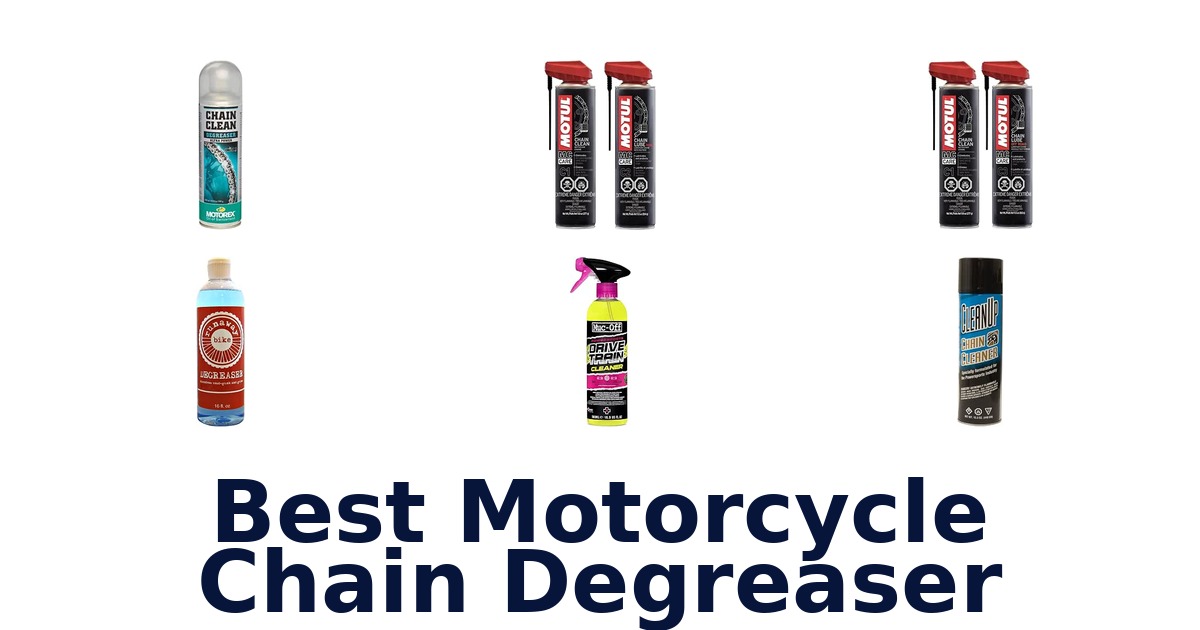 Best Motorcycle Chain Degreaser