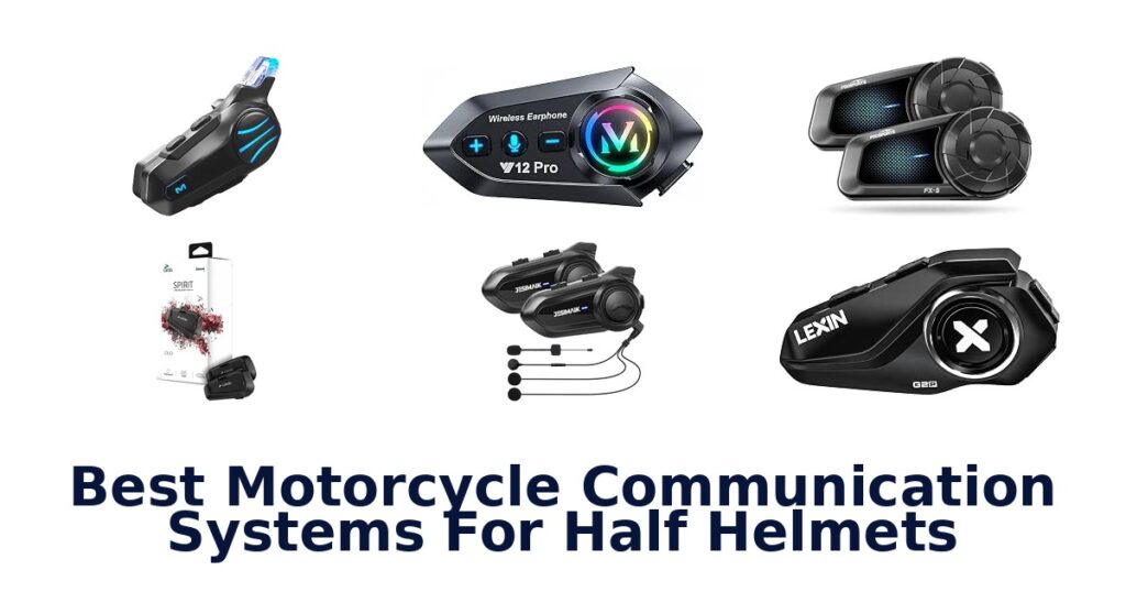 Best Motorcycle Communication Systems For Half Helmets