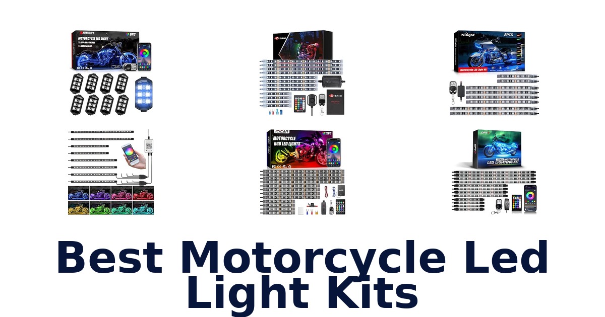 Best Motorcycle Led Light Kits