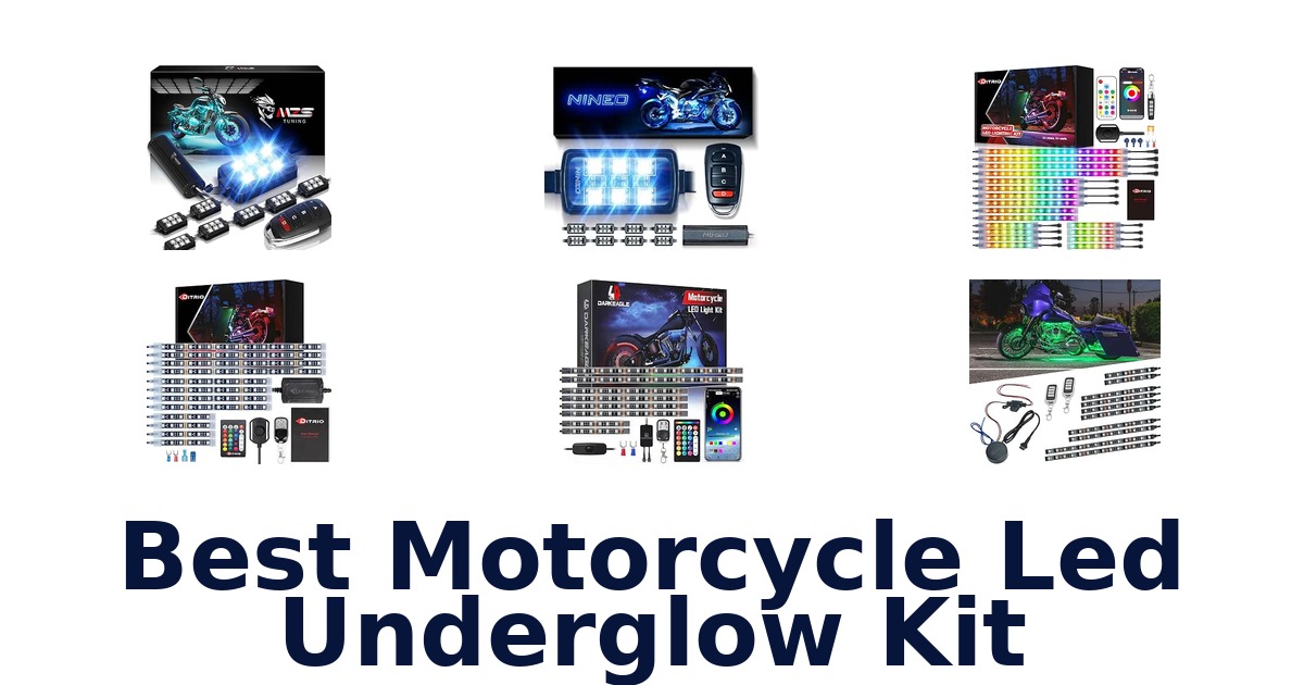 Best Motorcycle Led Underglow Kit
