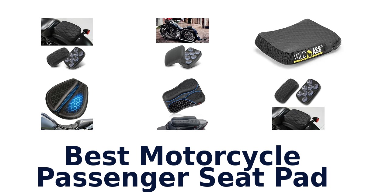 Best Motorcycle Passenger Seat Pad