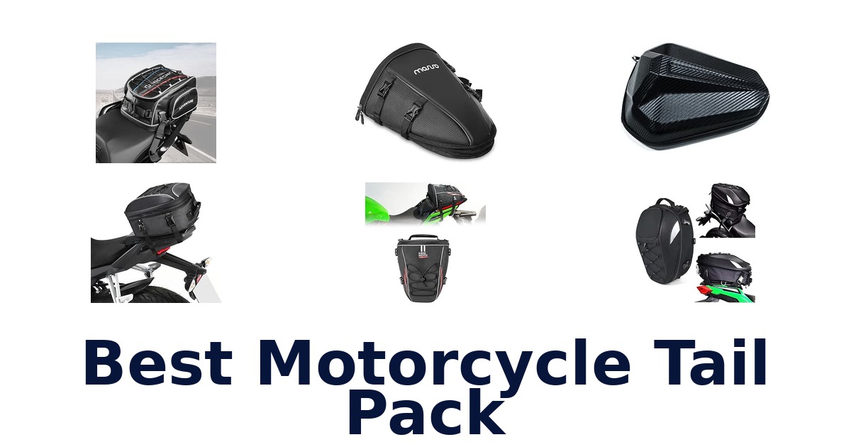 Best Motorcycle Tail Pack
