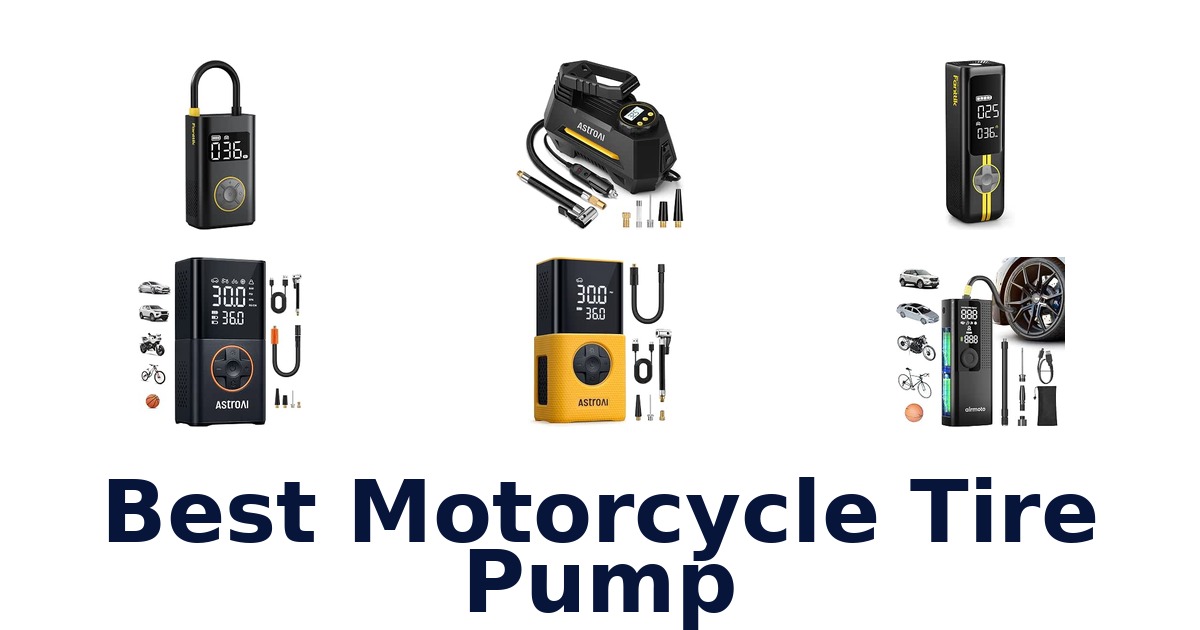 Best Motorcycle Tire Pump