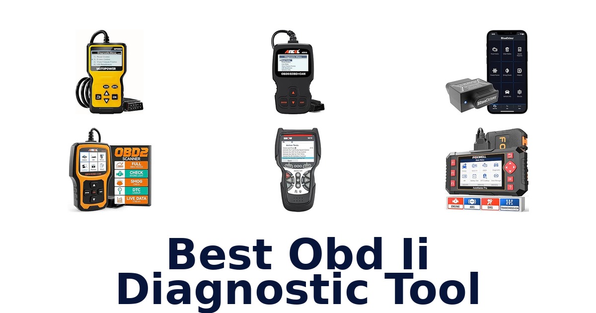 Best Obd Ii Diagnostic Tool