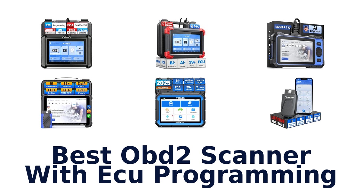 Best Obd2 Scanner With Ecu Programming