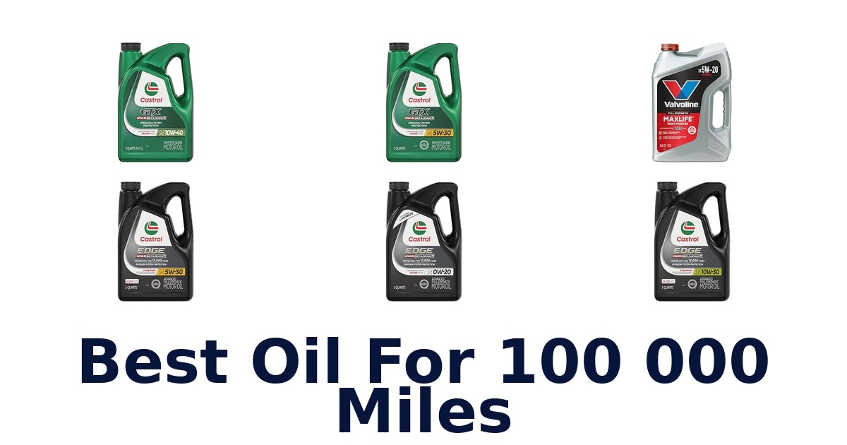 Best Oil For 100 000 Miles