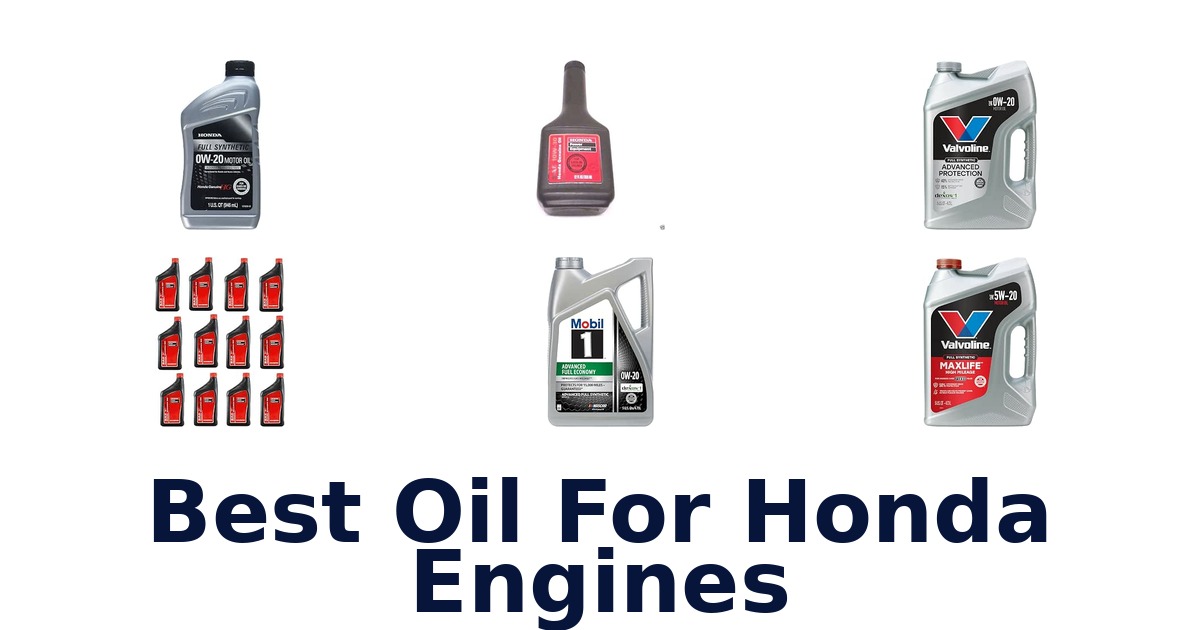 Best Oil For Honda Engines