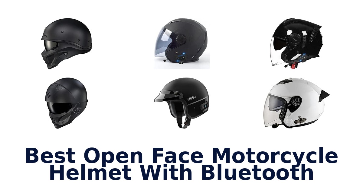 Best Open Face Motorcycle Helmet With Bluetooth