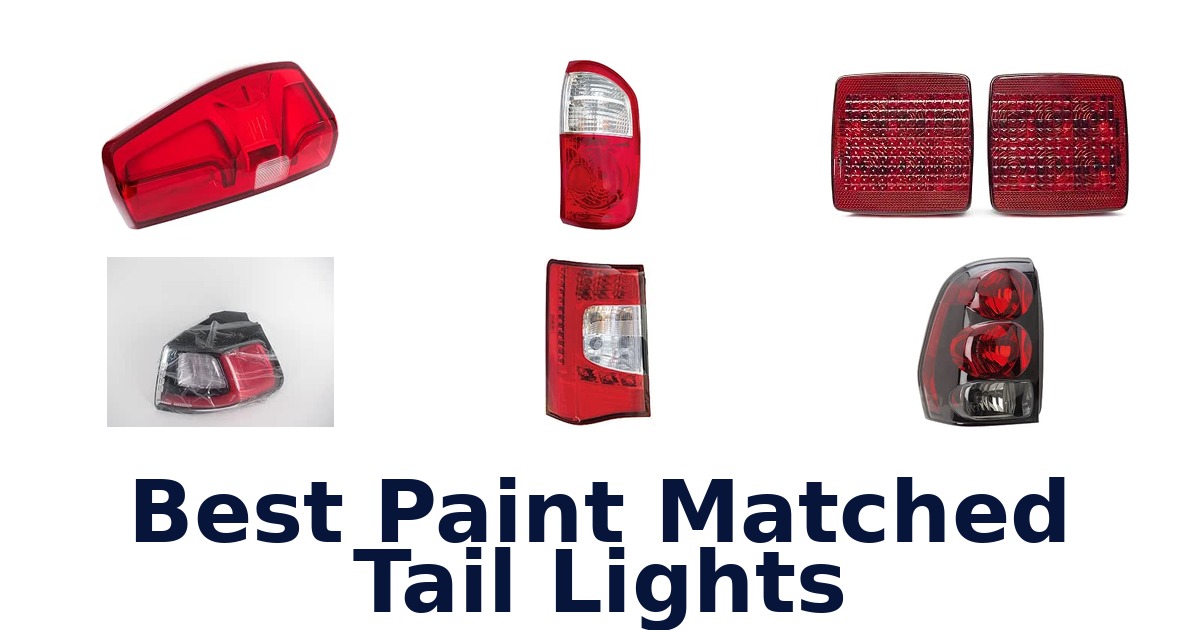 Best Paint Matched Tail Lights