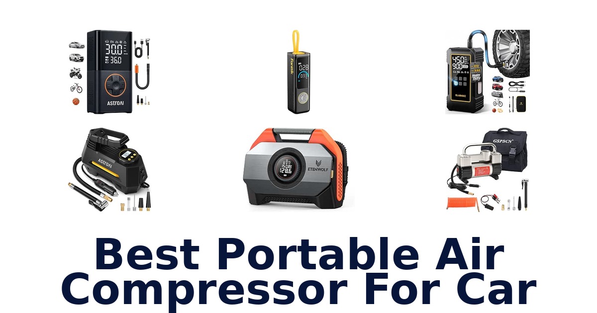 Best Portable Air Compressor For Car
