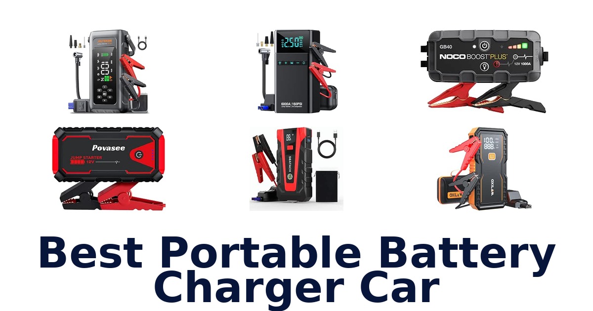 Best Portable Battery Charger Car