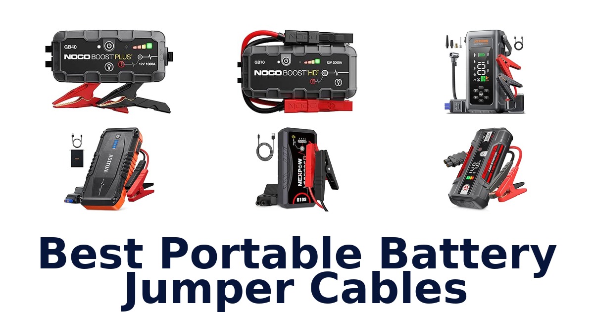 Best Portable Battery Jumper Cables