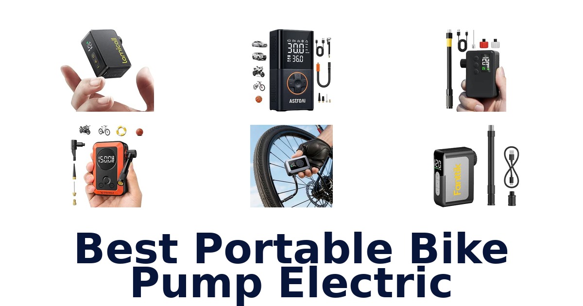 Best Portable Bike Pump Electric