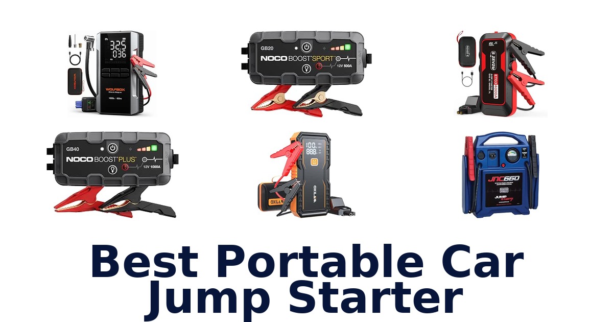 Best Portable Car Jump Starter