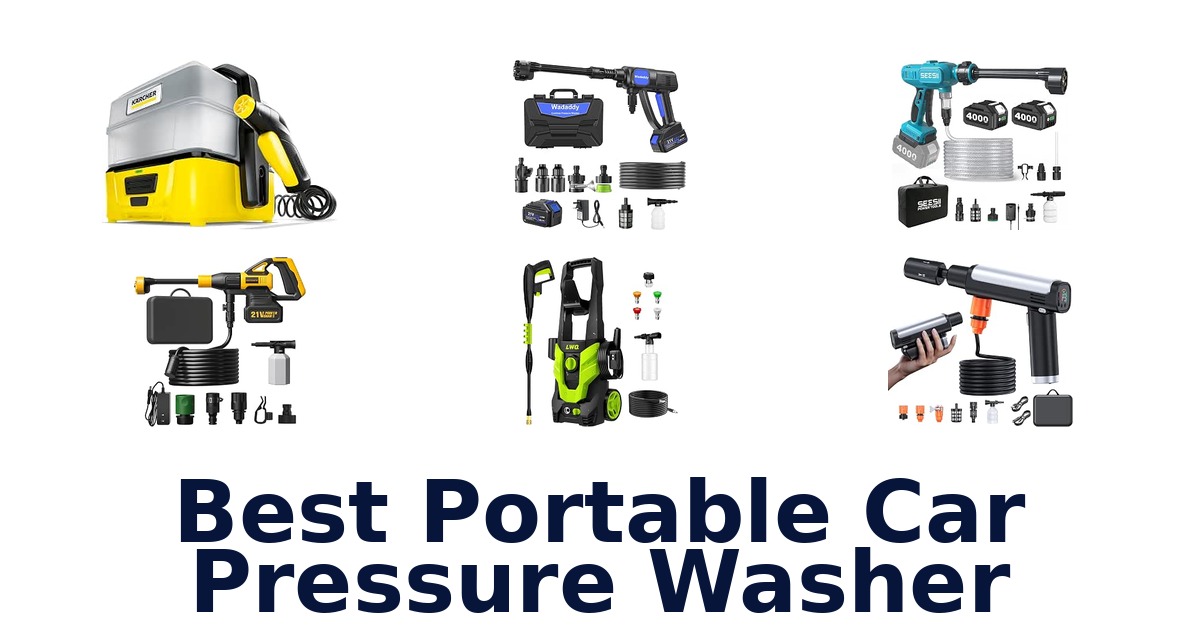 Best Portable Car Pressure Washer
