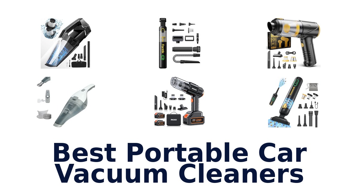 Best Portable Car Vacuum Cleaners
