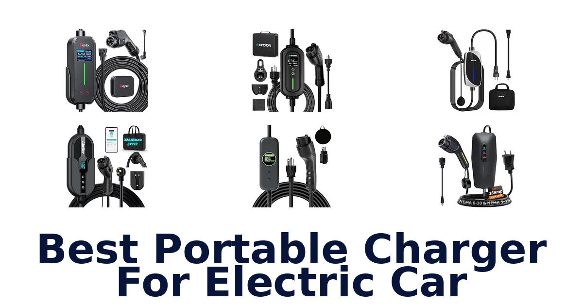Best Portable Charger For Electric Car
