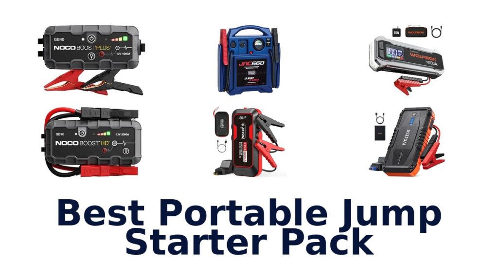 Best Portable Jump Starter Pack