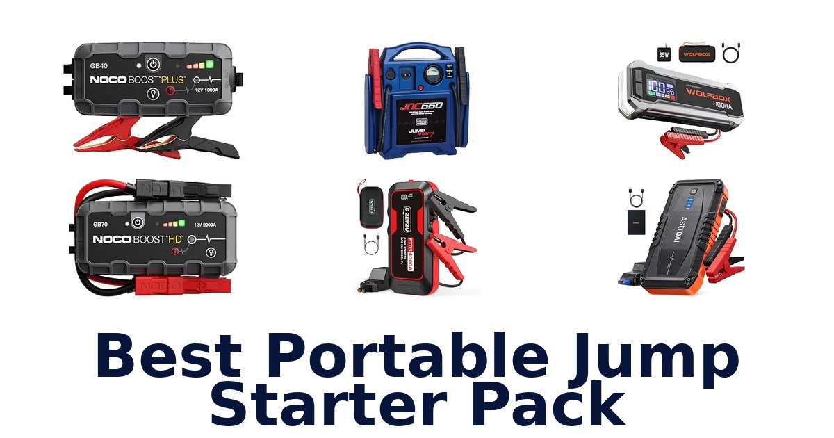 Best Portable Jump Starter Pack