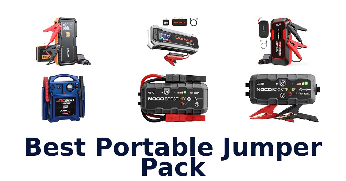 Best Portable Jumper Pack