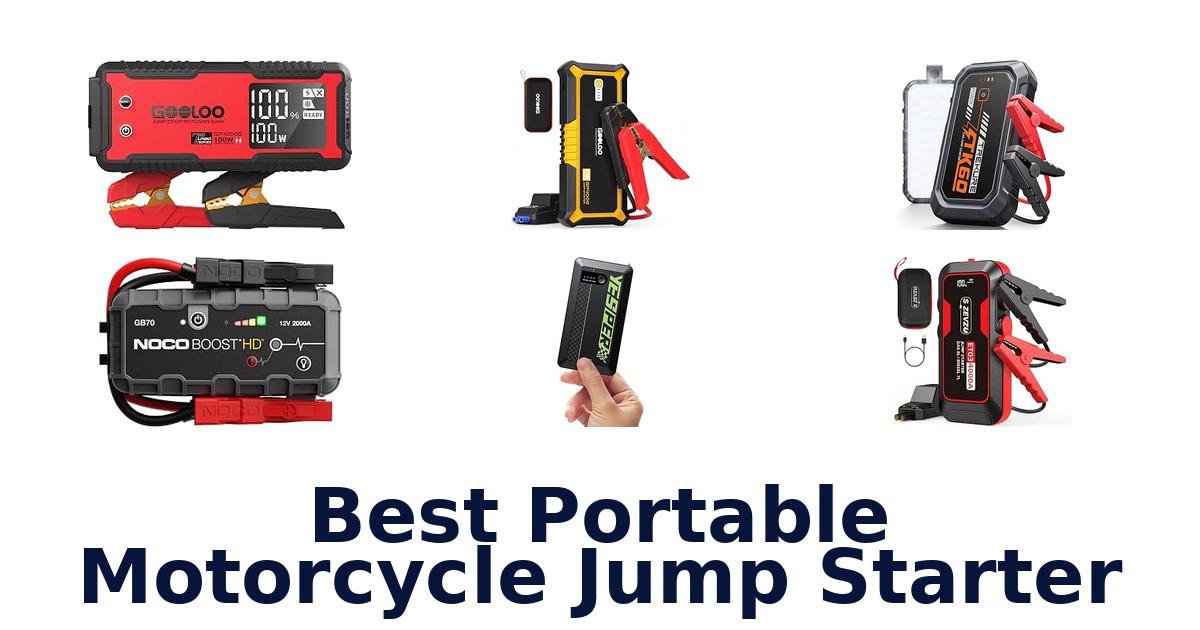 Best Portable Motorcycle Jump Starter