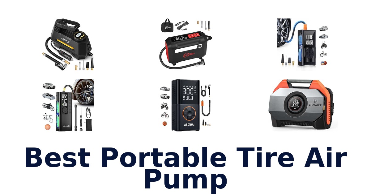 Best Portable Tire Air Pump
