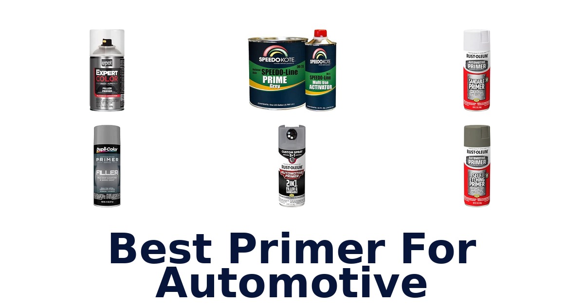 Best Primer For Automotive