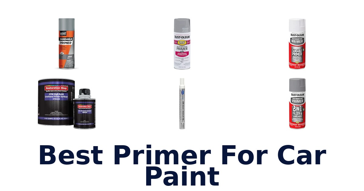 Best Primer For Car Paint