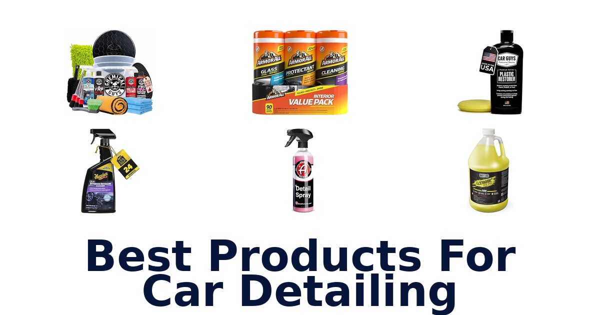 Best Products For Car Detailing