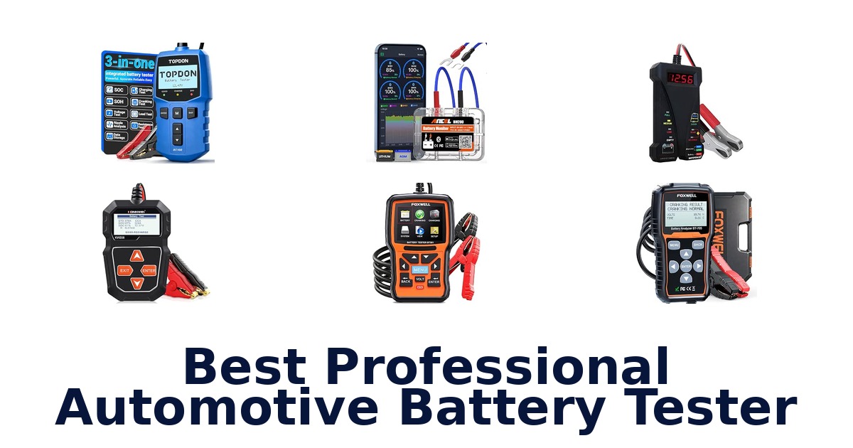 Best Professional Automotive Battery Tester