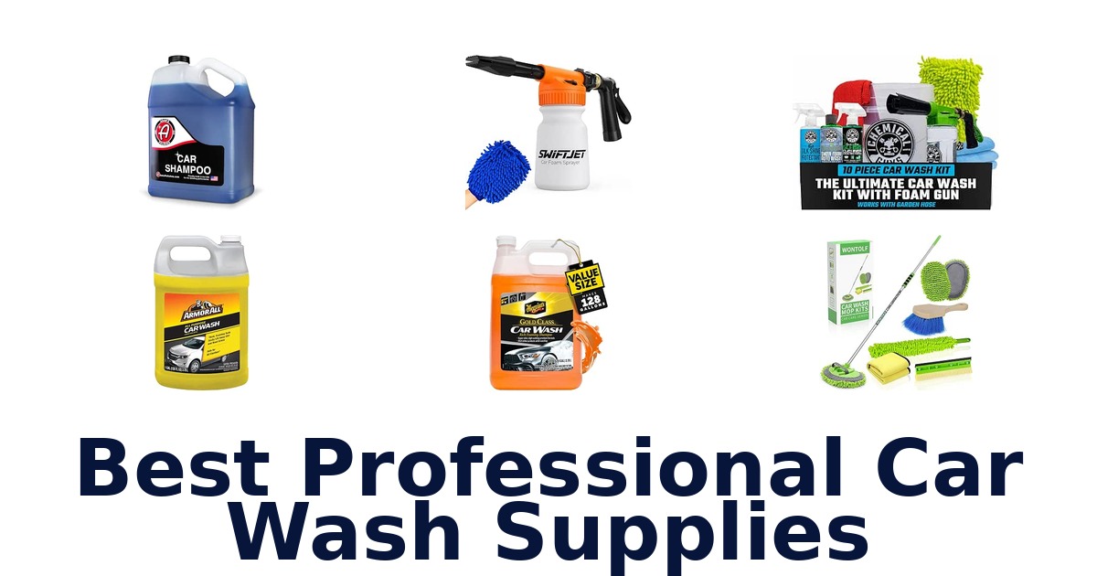 Best Professional Car Wash Supplies