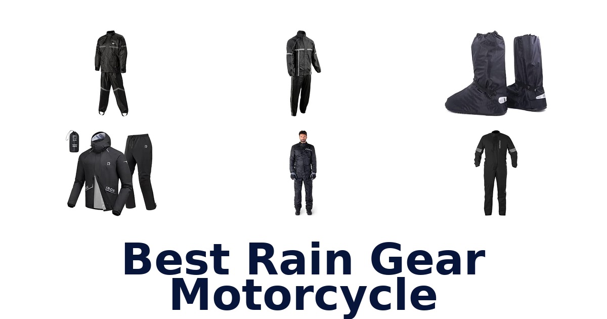 Best Rain Gear Motorcycle