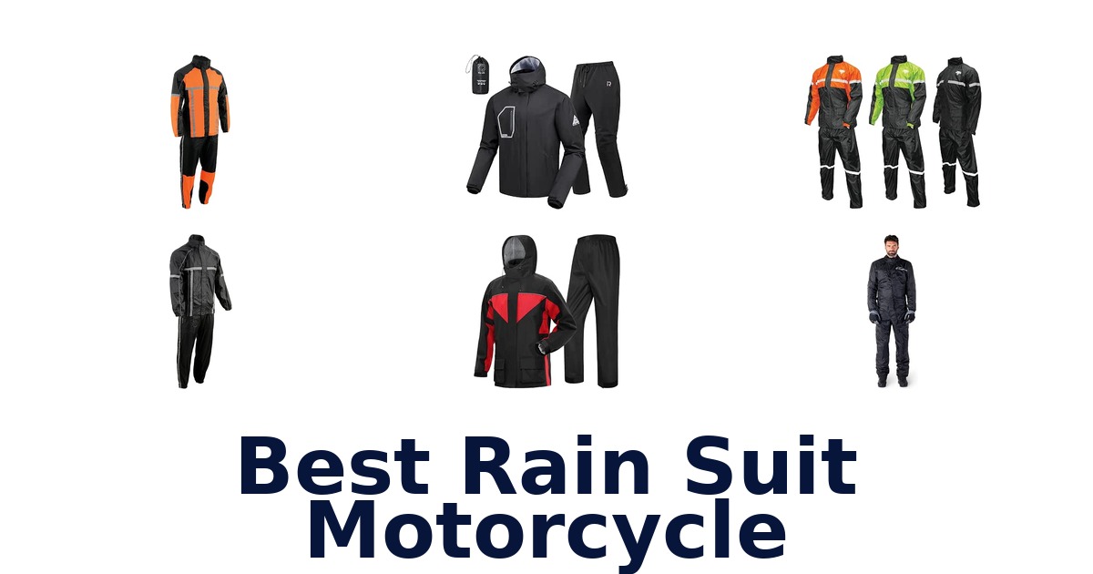 Best Rain Suit Motorcycle