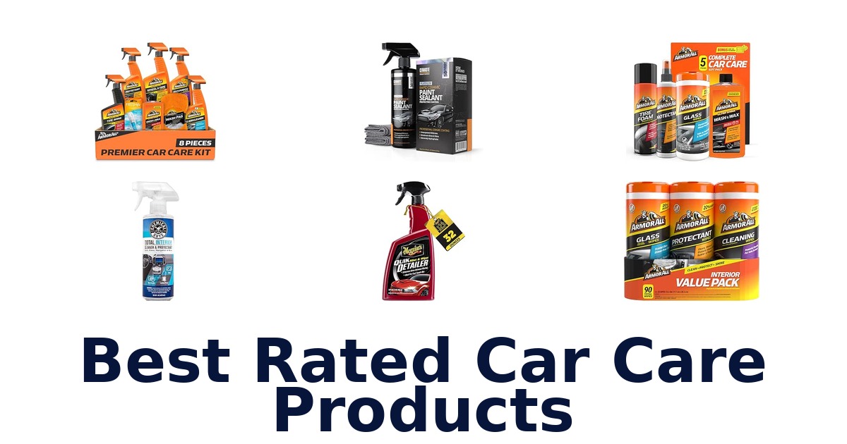 Best Rated Car Care Products