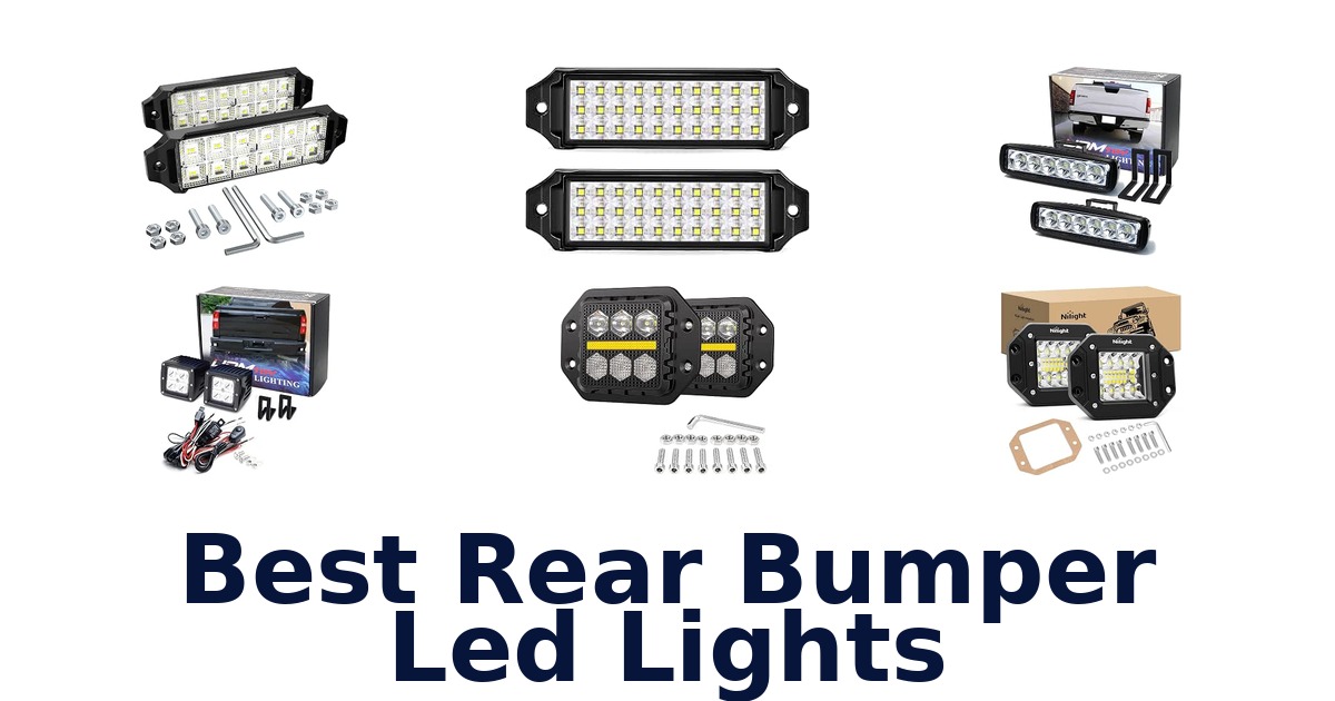 Best Rear Bumper Led Lights