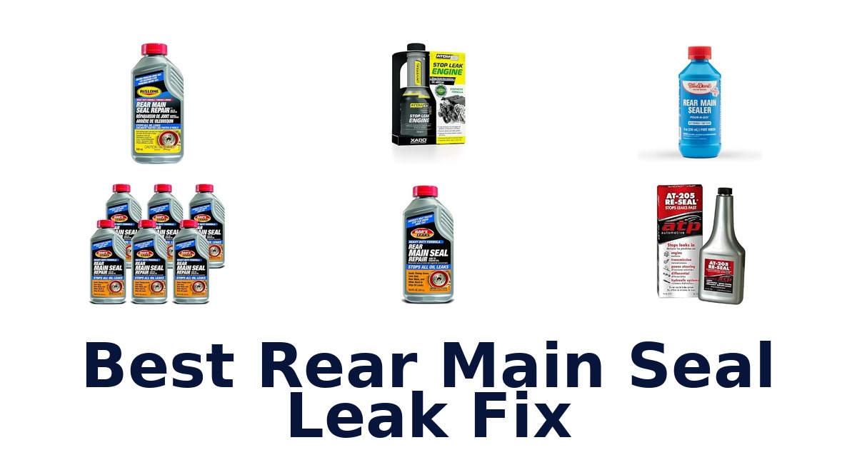 Best Rear Main Seal Leak Fix