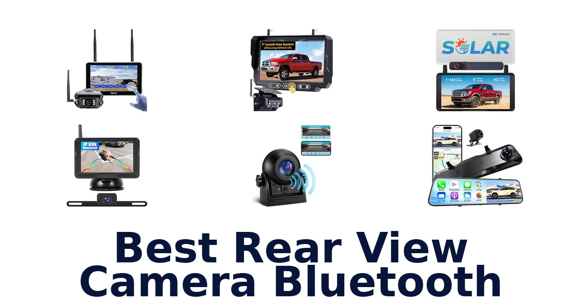 Best Rear View Camera Bluetooth