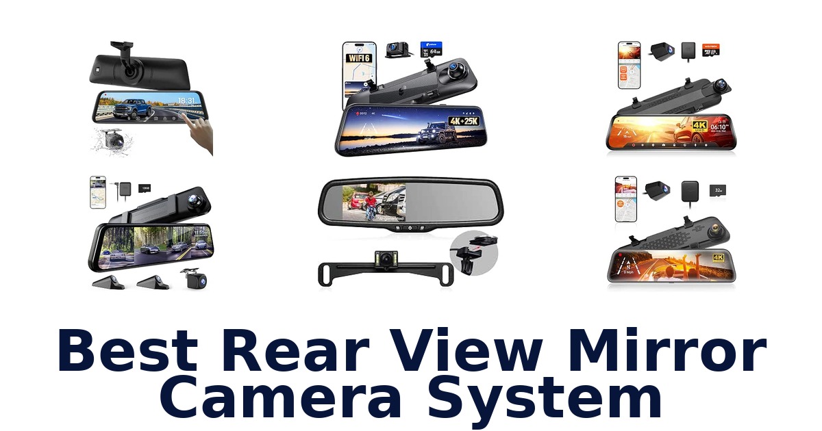 Best Rear View Mirror Camera System
