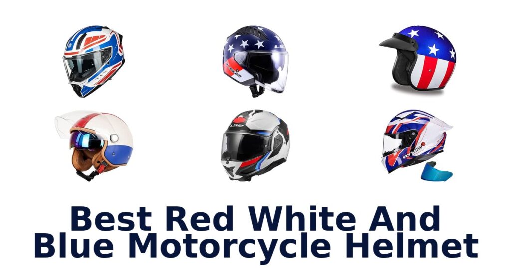 Best Red White And Blue Motorcycle Helmet