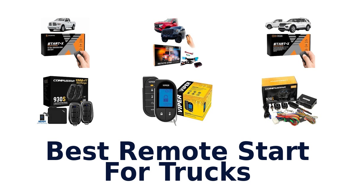 Best Remote Start For Trucks