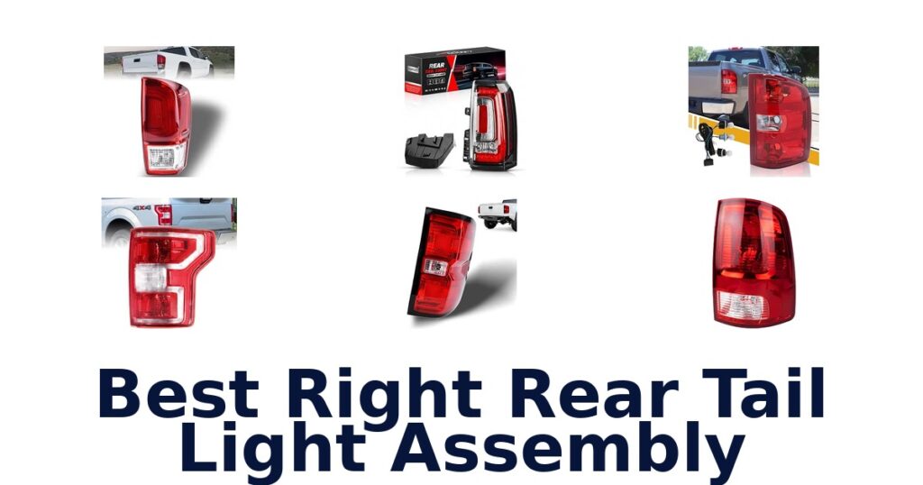 Best Right Rear Tail Light Assembly