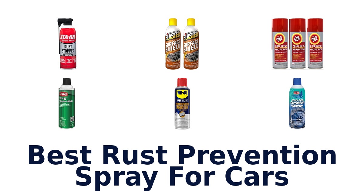 Best Rust Prevention Spray For Cars