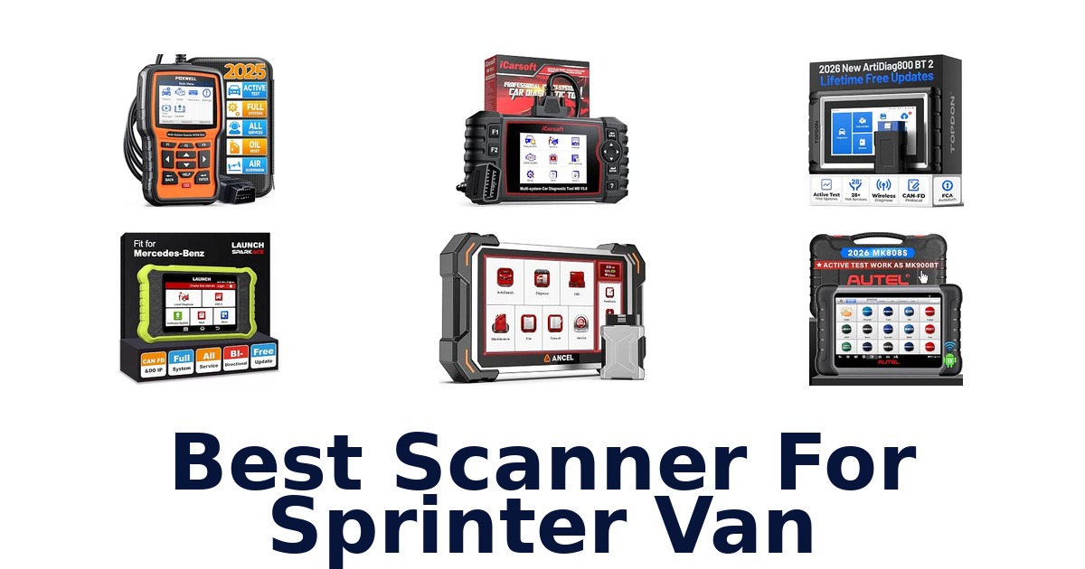 Best Scanner For Sprinter Van